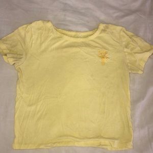 Yellow pacsun crop top